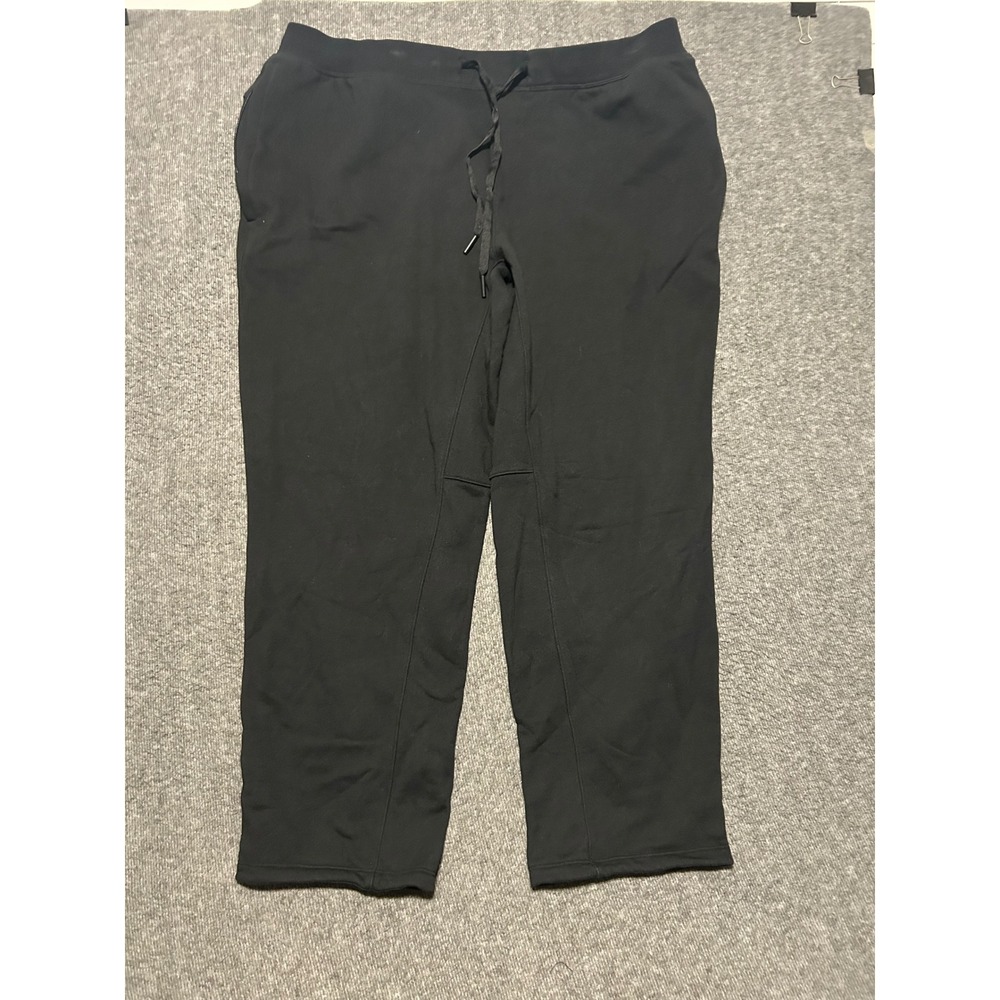 Lululemon Men's Black Relaxed Fit Joggers Sweatpants 2XL LM5B35S